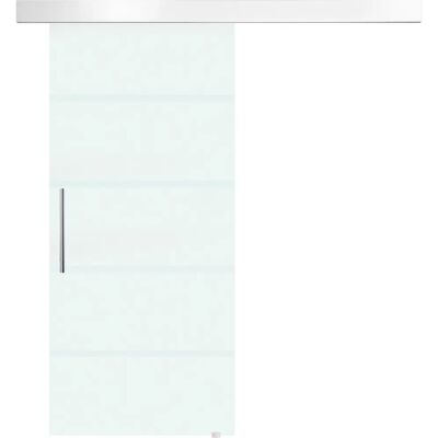 Puerta corredera de cristal Homcom - 90x205 cm - Ahorro de espacio Puerta corredera de cristal Homcom - 90x205 cm - Ahorro de espacio