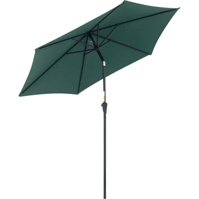 Sombrinha de Jardim Outsunny 2,7x2,35m Reclinável Proteção UV Sombrinha de Jardim Outsunny 2,7x2,35m Reclinável Proteção UV
