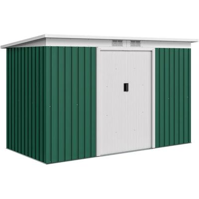 Cobertizo de jardín Outsunny 280x130x172 cm - Almacenamiento seguro Cobertizo de jardín Outsunny 280x130x172 cm - Almacenamiento seguro
