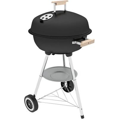 Barbacoa de Carbón Portátil Outsunny - Parrilla de Jardín con Ruedas Barbacoa de Carbón Portátil Outsunny - Parrilla de Jardín con Ruedas