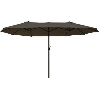 Sombrilla doble Outsunny 4,6x2,7m Resistente a UV Jardín Sombrilla doble Outsunny 4,6x2,7m Resistente a UV Jardín