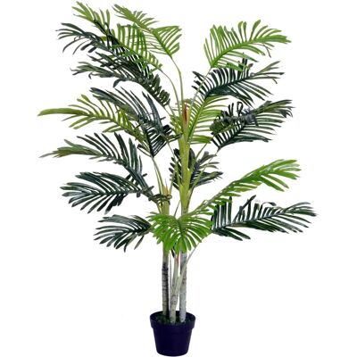 Palmera Artificial Outsunny - 150cm, Realista, Interior/Exterior Palmera Artificial Outsunny - 150cm, Realista, Interior/Exterior