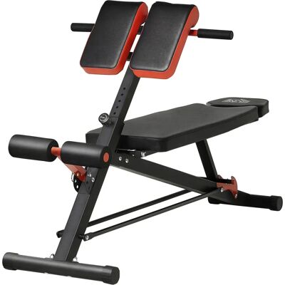Homcom Banc de Musculation Réglable - Équipement de Fitness - Publicité Homcom Banc de Musculation Réglable - Équipement de Fitness - Publicité