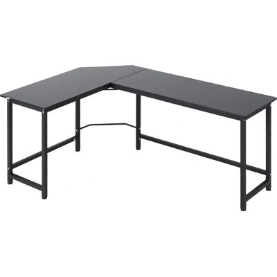 Escritorio en Forma de L Negro Vinsetto - Oficina y Hogar Escritorio en Forma de L Negro Vinsetto - Oficina y Hogar