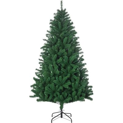 Árbol de Navidad Artificial Homcom 180cm con 1000 Ramas - Decoración Realista Árbol de Navidad Artificial Homcom 180cm con 1000 Ramas - Decoración Realista