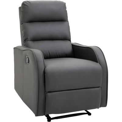 Sillón Relax Homcom Ajustable - Sofá Modern de Cuero para Cine en Casa Sillón Relax Homcom Ajustable - Sofá Modern de Cuero para Cine en Casa