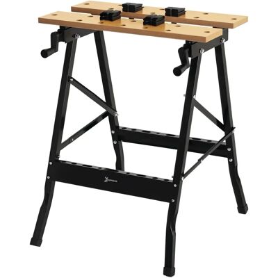 Banco de Trabajo Plegable DURHAND con Abrazaderas - 56x62x75 cm Banco de Trabajo Plegable DURHAND con Abrazaderas - 56x62x75 cm