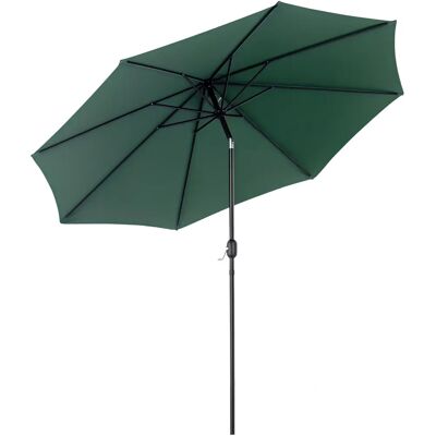Sombrilla de jardín Outsunny Ø295x250cm - Verde, Ajustable, Resistente Sombrilla de jardín Outsunny Ø295x250cm - Verde, Ajustable, Resistente