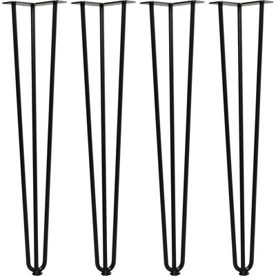 Homcom Pieds de Table Style Industriel - 12x12x71cm - Publicité Homcom Pieds de Table Style Industriel - 12x12x71cm - Publicité