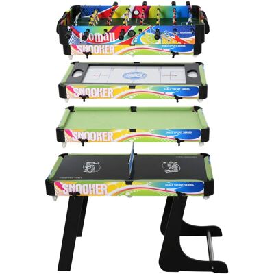 Mesa de Jogos Homcom - 4 em 1 para Família Mesa de Jogos Homcom - 4 em 1 para Família
