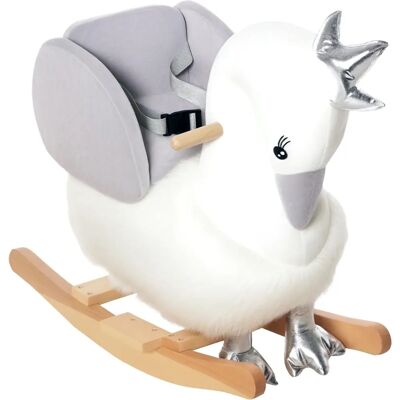 Columpio de Cisne para Bebés HOMCOM - Seguro y Suave con Sonidos - 18-36 Meses Columpio de Cisne para Bebés HOMCOM - Seguro y Suave con Sonidos - 18-36 Meses