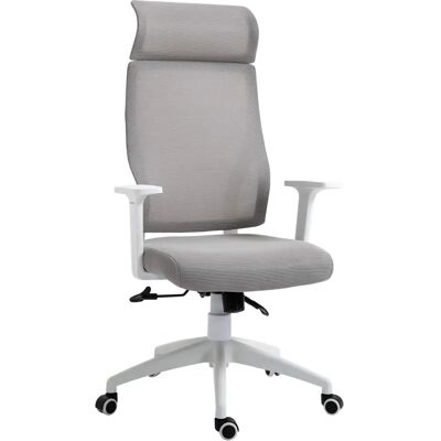 Silla de Oficina Vinsetto Ajustable y Reclinable - Gris Silla de Oficina Vinsetto Ajustable y Reclinable - Gris