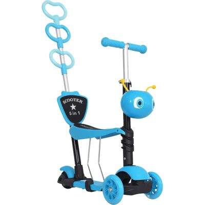 Homcom Scooter 3 en 1 para Niños - Ajustable y Evolutivo Homcom Scooter 3 en 1 para Niños - Ajustable y Evolutivo