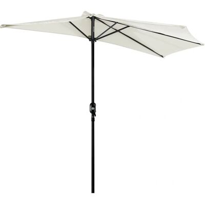 Sombrinha Semicircular de Parede Outsunny - Proteção UV Sombrinha Semicircular de Parede Outsunny - Proteção UV