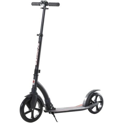 Scooter de aluminio ajustable Homcom para +14 años - Plegable, 2 ruedas grandes Scooter de aluminio ajustable Homcom para +14 años - Plegable, 2 ruedas grandes