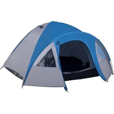 Tienda de campaña Outsunny para 3-4 personas - Impermeable, Ventilación, Ligera Tienda de campaña Outsunny para 3-4 personas - Impermeable, Ventilación, Ligera