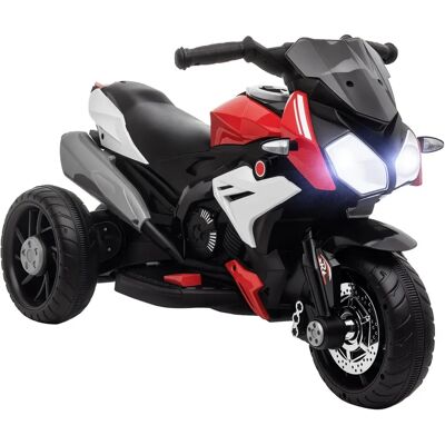Motocicleta eléctrica infantil Homcom - Rojo y Negro - 3 km/h - 45 min autonomía Motocicleta eléctrica infantil Homcom - Rojo y Negro - 3 km/h - 45 min autonomía