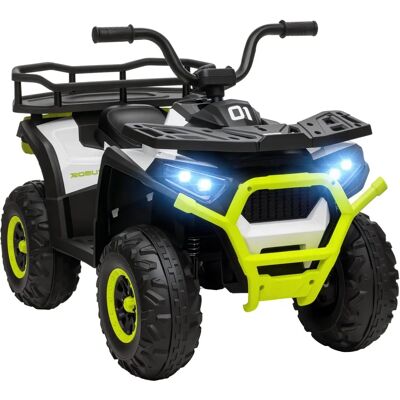 AIYAPLAY Cuadriciclo Verde 12V para Niños - Velocidad Ajustable y Almacenamiento AIYAPLAY Cuadriciclo Verde 12V para Niños - Velocidad Ajustable y Almacenamiento
