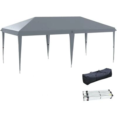 Toldo Plegable Outsunny 6x3m con Altura Ajustable - Resistente UV Toldo Plegable Outsunny 6x3m con Altura Ajustable - Resistente UV