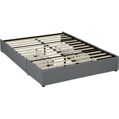 HOMCOM - cama doble 140x190 cm - 3 cajones - Bed HOMCOM - cama doble 140x190 cm - 3 cajones - Bed