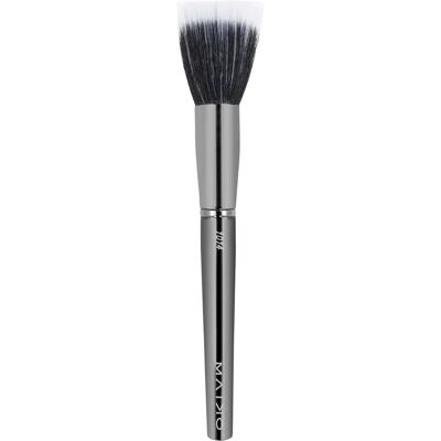 Brocha duo gris de lujo Maiko para difuminar polvos - Brocha de maquillaje Brocha duo gris de lujo Maiko para difuminar polvos - Brocha de maquillaje