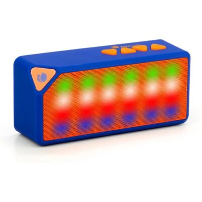 NGS Blue Roller Flash - Altavoz Bluetooth portátil con luces NGS Blue Roller Flash - Altavoz Bluetooth portátil con luces