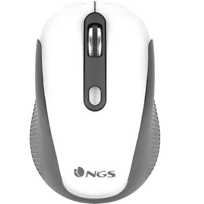 Souris sans fil NGS Hazewhite - 1600 DPI - USB - Ambidextre - Publicité Souris sans fil NGS Hazewhite - 1600 DPI - USB - Ambidextre - Publicité