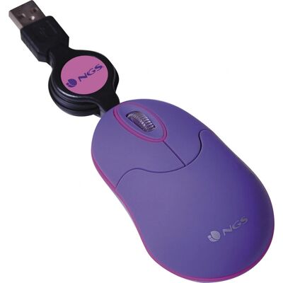 Mouse NGS INPURPLE - 1000 DPI Ottico Ambidestro USB Mouse NGS INPURPLE - 1000 DPI Ottico Ambidestro USB