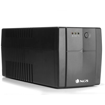 NGS Fortress1500V2 Középfeszültségű Áramforrás - 1500VA, Fekete, 4 Kimenet NGS Fortress1500V2 Középfeszültségű Áramforrás - 1500VA, Fekete, 4 Kimenet