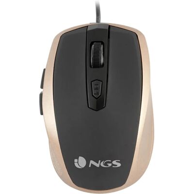 NGS TICKGOLD Optische Maus - 1600 DPI, USB, Rechtshänder NGS TICKGOLD Optische Maus - 1600 DPI, USB, Rechtshänder