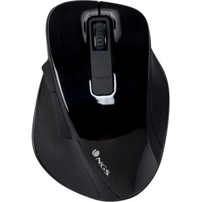 Vezeték nélküli optikai egér NGS BOWBLACK - 1600 DPI - Jobbkezes Vezeték nélküli optikai egér NGS BOWBLACK - 1600 DPI - Jobbkezes