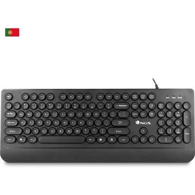 Clavier USB NGS Dot QWERTY - Accessoire Informatique - Publicité Clavier USB NGS Dot QWERTY - Accessoire Informatique - Publicité