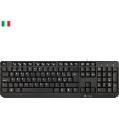 Clavier NGS FunkyV3 QWERTY - USB pour la maison Noir - Publicité Clavier NGS FunkyV3 QWERTY - USB pour la maison Noir - Publicité