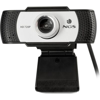 Webcam NGS XPRESSCAM720 720p HD USB - Preto, Cinza, Prata Webcam NGS XPRESSCAM720 720p HD USB - Preto, Cinza, Prata