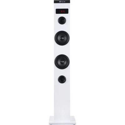 Système micro domestique NGS Sky Charm - 50W, Blanc, Bluetooth Système micro domestique NGS Sky Charm - 50W, Blanc, Bluetooth