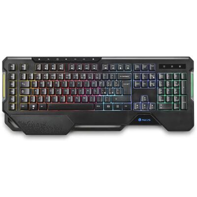 NGS GKX-450 RGB Gaming Toetsenbord - Zwart Italiaans NGS GKX-450 RGB Gaming Toetsenbord - Zwart Italiaans