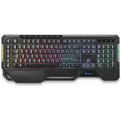 Teclado Gamer NGS GKX-450 - Iluminação RGB, QWERTY, Preto Teclado Gamer NGS GKX-450 - Iluminação RGB, QWERTY, Preto