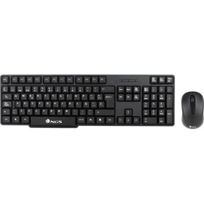 NGS EUPHORIA KIT Vezeték nélküli Billentyűzet és Egér Fekete Spanyol QWERTY NGS EUPHORIA KIT Vezeték nélküli Billentyűzet és Egér Fekete Spanyol QWERTY