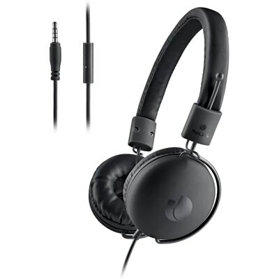 Casque NGS MAUAMI0984 - Filaire, Micro, Noir - Publicité Casque NGS MAUAMI0984 - Filaire, Micro, Noir - Publicité