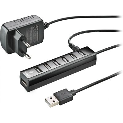 NGS IHUB7 TINY USB Hub - 7 Port, Fekete - Kompakt & Kompatibilis NGS IHUB7 TINY USB Hub - 7 Port, Fekete - Kompakt & Kompatibilis