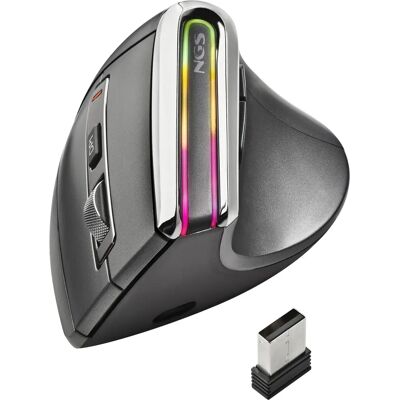 NGS EVO KARMA Kabellose Maus - 3200 DPI, Vertikal, Bluetooth NGS EVO KARMA Kabellose Maus - 3200 DPI, Vertikal, Bluetooth