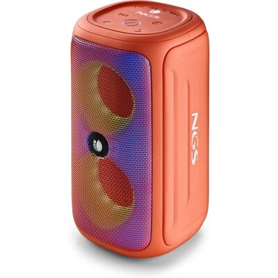 NGS ROLLER BEAST Tragbarer Bluetooth-Lautsprecher - Orange - 32W NGS ROLLER BEAST Tragbarer Bluetooth-Lautsprecher - Orange - 32W
