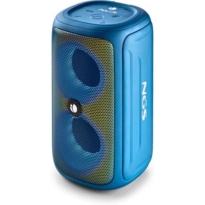 Haut-parleur portable Bluetooth NGS ROLLERBEASTAZURE - Résistant à l'eau, 32W Haut-parleur portable Bluetooth NGS ROLLERBEASTAZURE - Résistant à l'eau, 32W