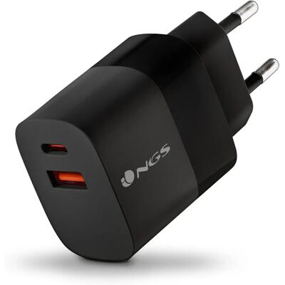 NGS BUD 45W Universeller Schwarz Netzteil - Wandladegerät NGS BUD 45W Universeller Schwarz Netzteil - Wandladegerät