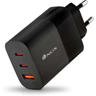 NGS BUD 65W Universele Zwart USB Oplader - Snelladen NGS BUD 65W Universele Zwart USB Oplader - Snelladen