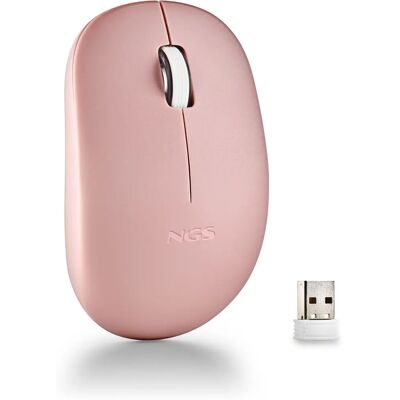 Souris Optique Sans Fil NGS FOG PRO Rose - Bureautique Ambidextre Souris Optique Sans Fil NGS FOG PRO Rose - Bureautique Ambidextre