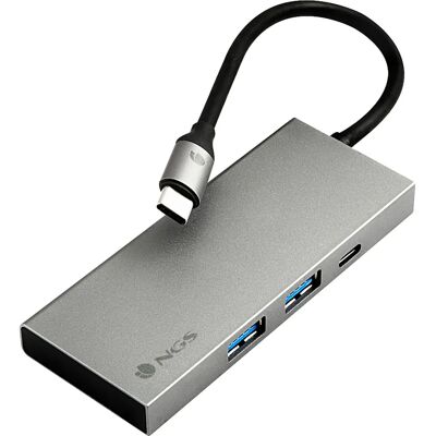 NGS Wonder Dock4 Pro Hub USB-C aluminio 4K HDMI 100W NGS Wonder Dock4 Pro Hub USB-C aluminio 4K HDMI 100W