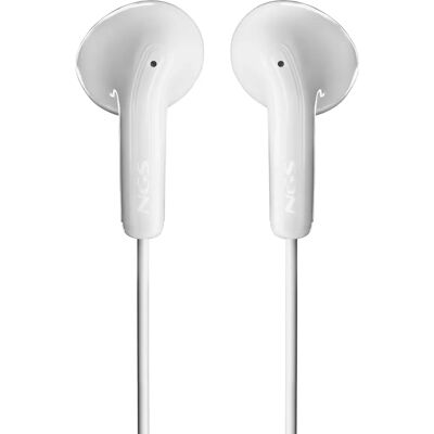 Auriculares NGS CROSS FLIP WHITE - Micrófono, Control de Volumen, Asistente de Voz Auriculares NGS CROSS FLIP WHITE - Micrófono, Control de Volumen, Asistente de Voz