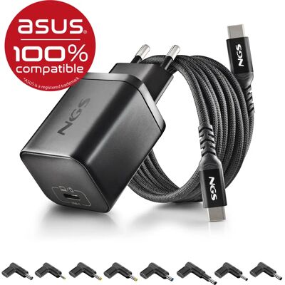 Caricabatterie NGS BUD 65W-AS GaN USB-C - 8 Connettori Caricabatterie NGS BUD 65W-AS GaN USB-C - 8 Connettori