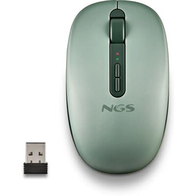 NGS - FOG DUAL GREEN - Ambidextre - 1600DPI - Souris NGS - FOG DUAL GREEN - Ambidextre - 1600DPI - Souris